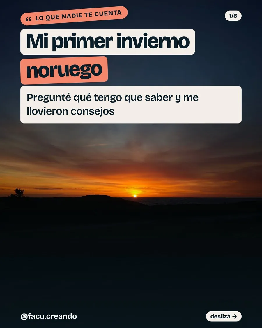 Portada de «Mi primer invierno noruego»